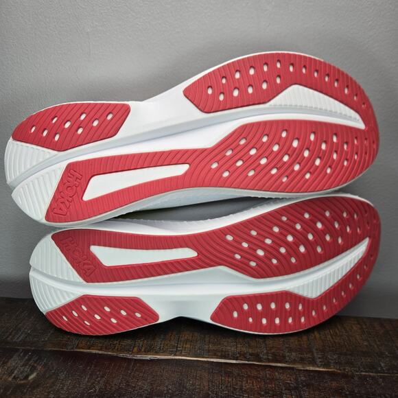 NEW Hoka One One Mach 6 Mens Size 14 D Running Shoes 1147790 WNCL White Green main image 12